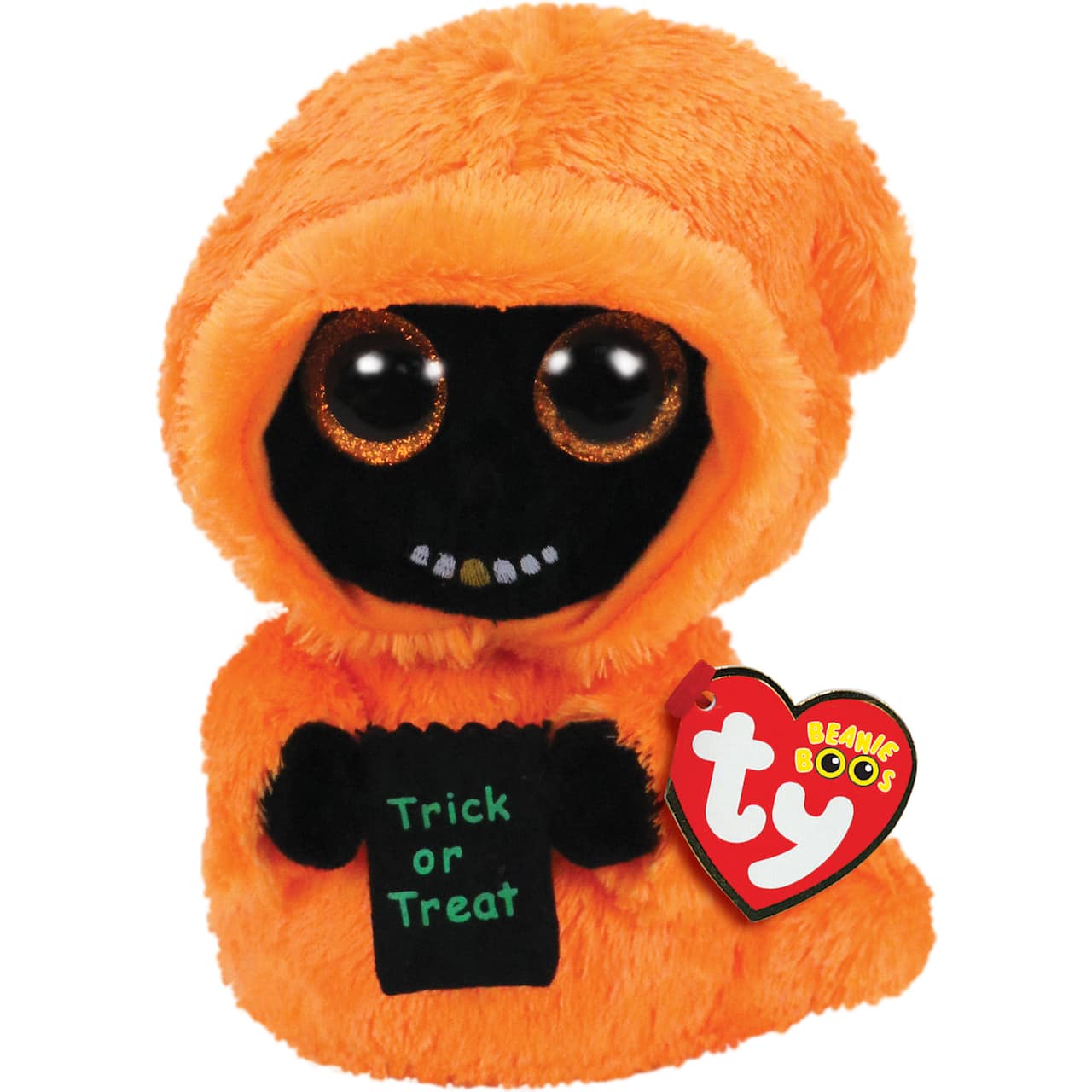Ty Beanie Boos&#x2122; Grinner Orange Ghoul, Regular